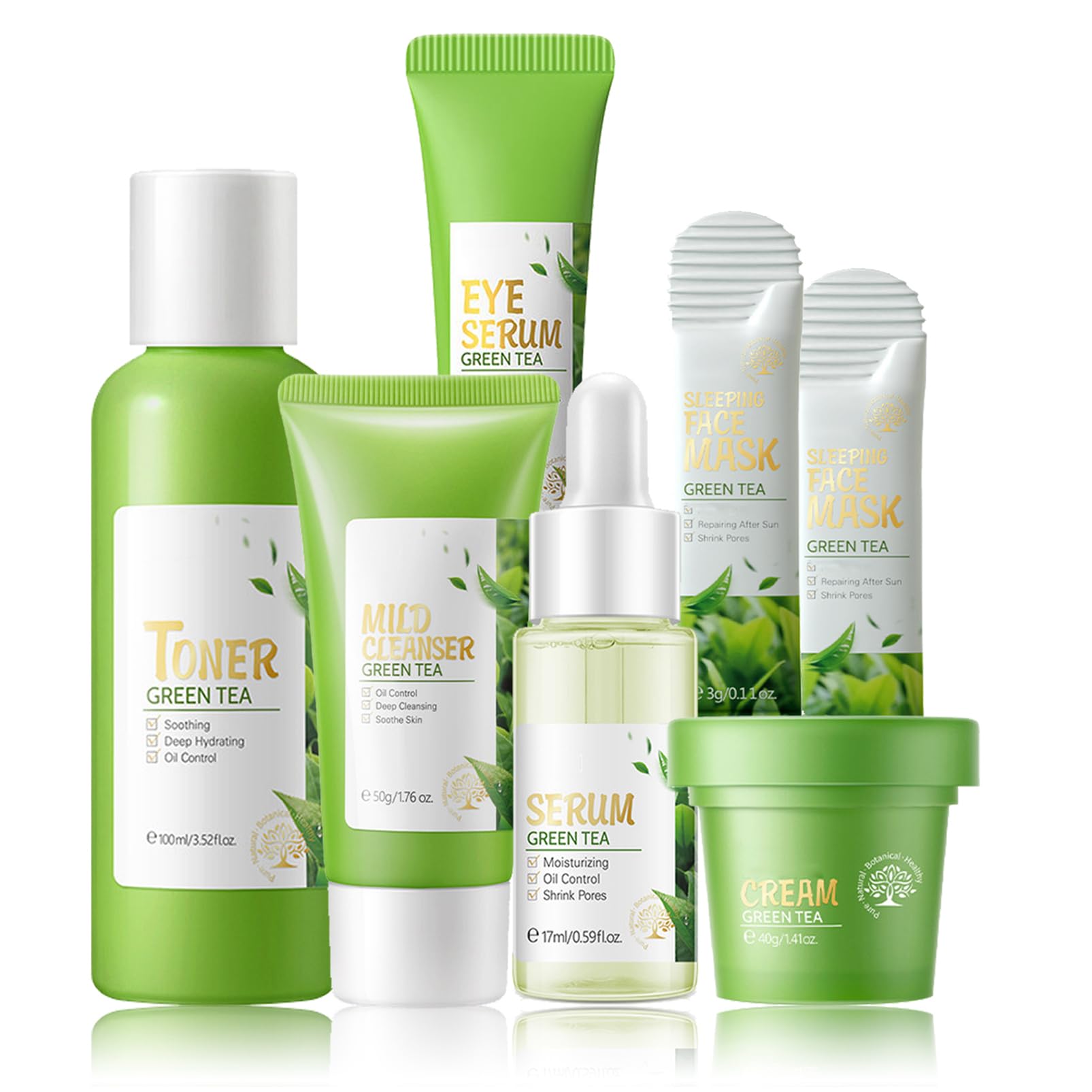 Skin Care Products Set Green Tea Skin Care Sets Women
