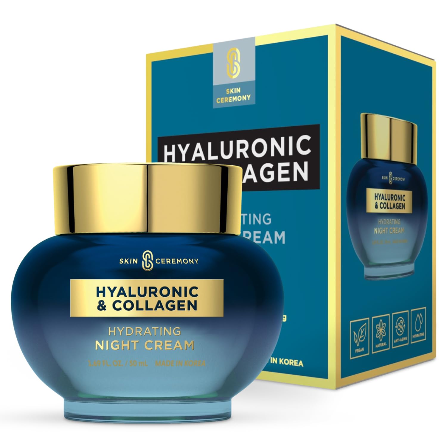 Skin Ceremony Hyaluronic Acid & Collagen Face Moisturizer